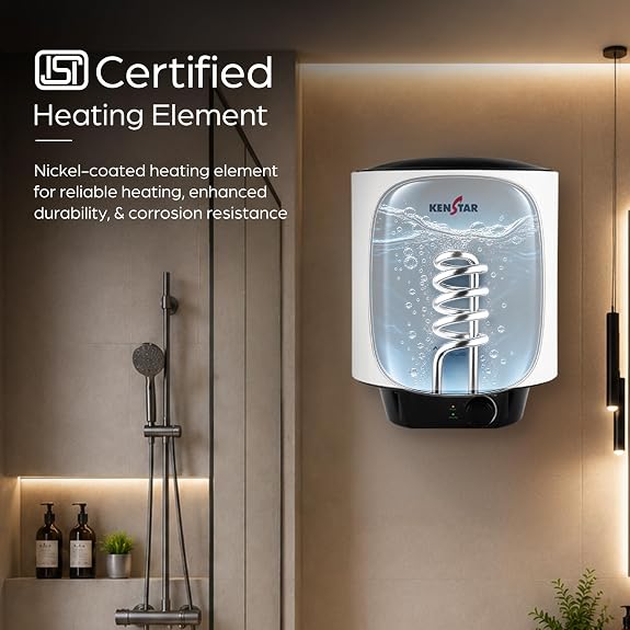 Kenstar 15 L Storage Water Geyser ( Aqualia Vogue Pearl )