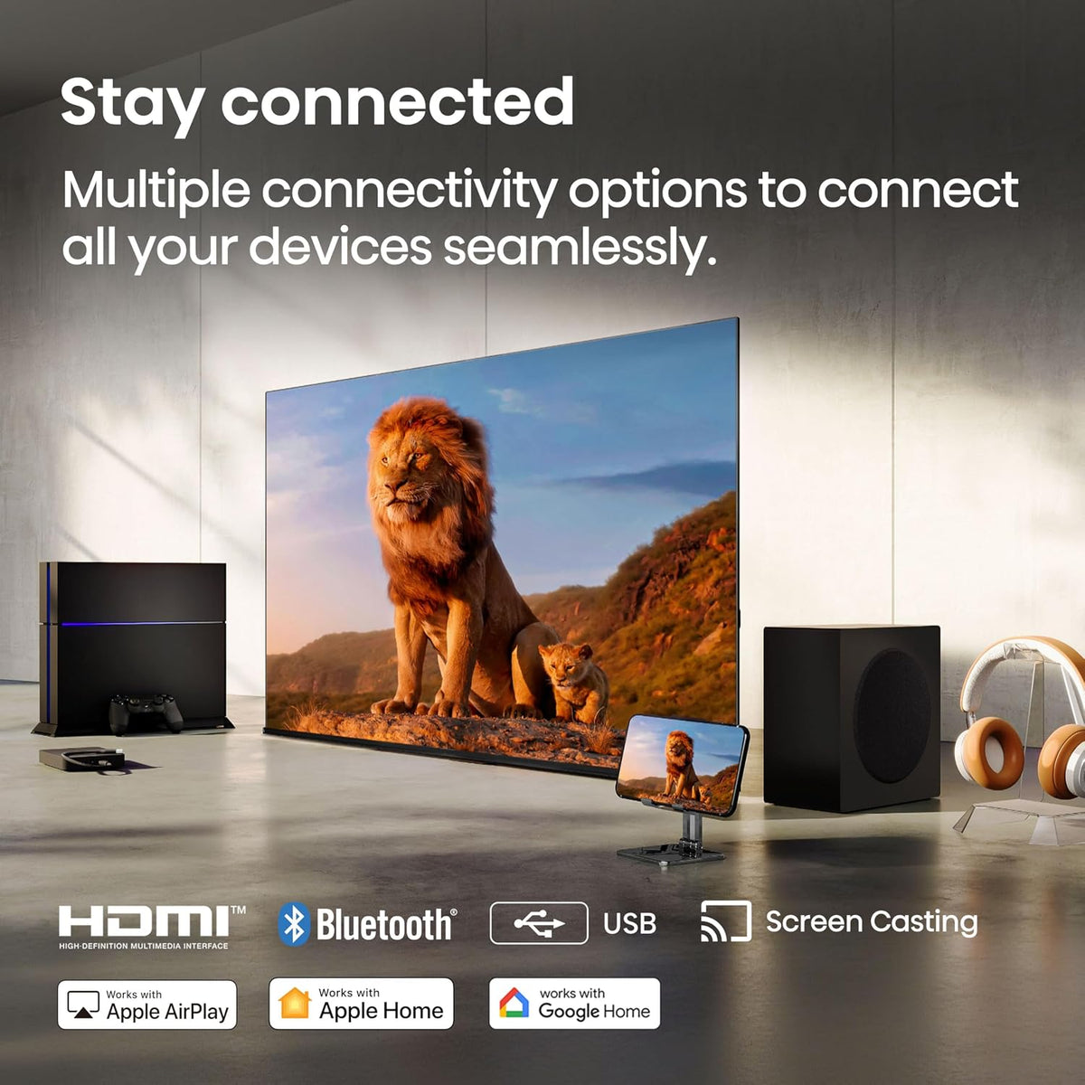 Hisense 80 cm (32 inches) E5S Series HD Ready Smart Hi-QLED Google TV 32E5S