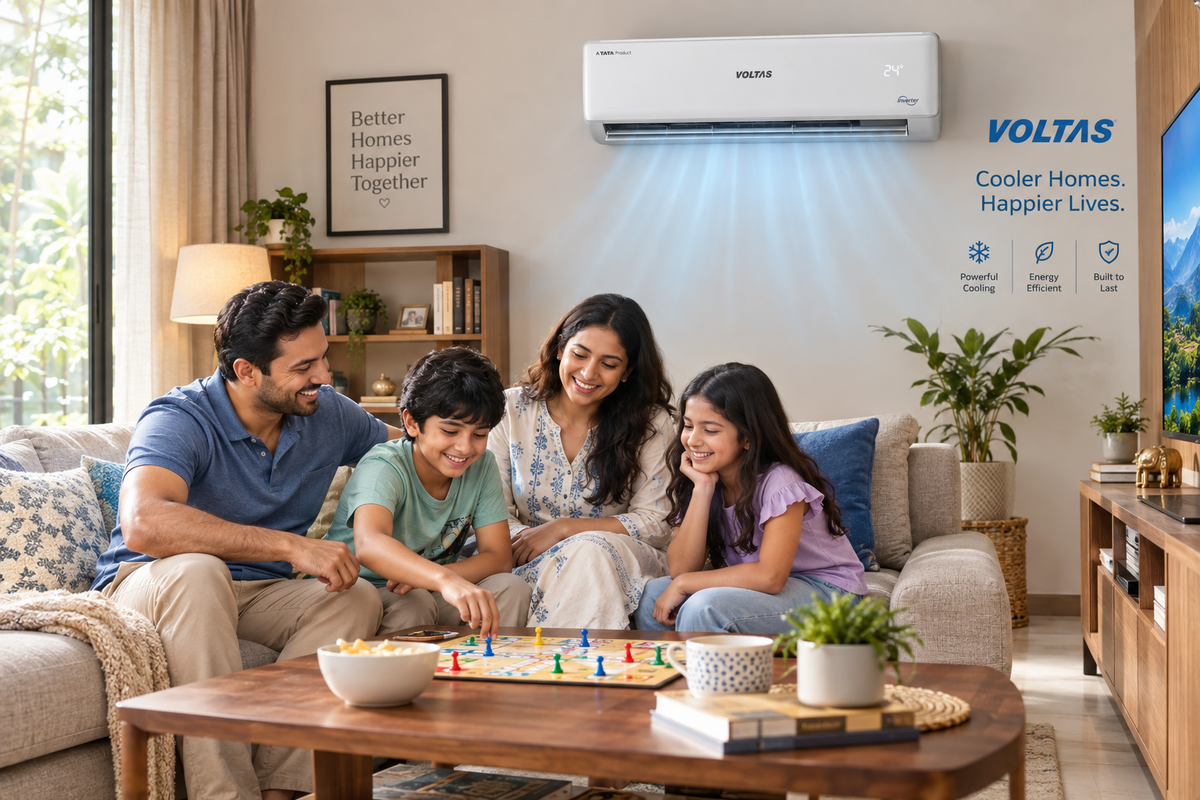 Voltas INV Breezia 5S Prime 1.5 Ton 5 Star White Inverter Split AC With 5 Year Warranty