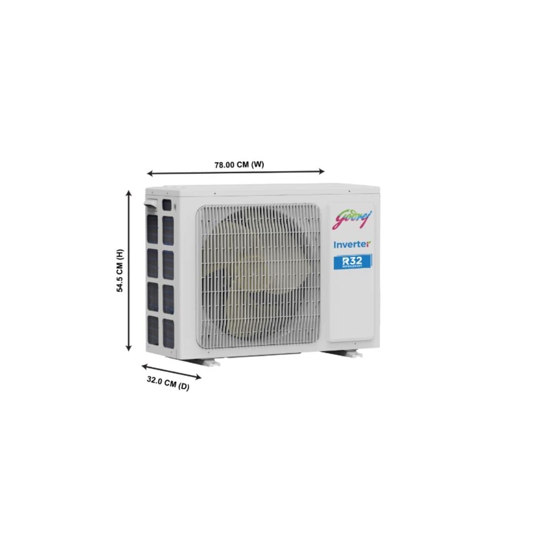 Godrej 1.4 Ton 3 Star Inverter Split AC (AC 1.4T SIC 18TTC3 2025 Model , White)