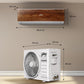 Godrej 1.5 Ton 3 Star, 5 Years Comprehensive Warranty, AI powered, 5-In-1 Convertible Cooling, 4 Way Air Swing, Wood Finish, Inverter Split AC (Copper, AC 1.5T SIC 18VTC3 WYB TK, Teak Wood)
