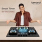 Beyond Appliances Dorado 4 Burner Smart Glass Hobtop Gas Stove | Auto Ignition | Digital Timer | Flame Failure Device | Toughened Glass | LPG & PNG Compatible