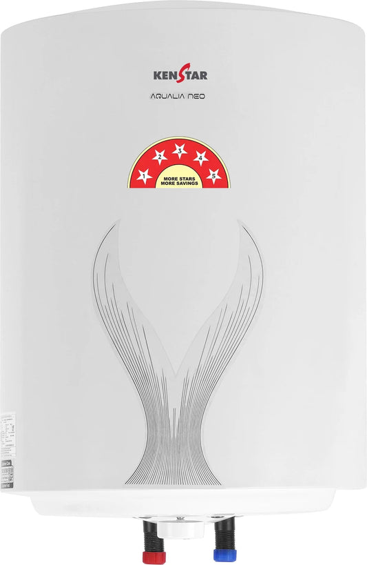 Kenstar 15 L Storage Water Geyser (Aqualia Neo 15L Water Heater, WHITE & GREY) (WHITE & GREY