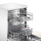 Bosch 13 Place Settings, Free Standing Dishwasher (SMS6ITW00I, White), extra dry and hygienic wash OPEN BOX