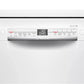 Bosch 13 Place Settings, Free Standing Dishwasher (SMS6ITW00I, White), extra dry and hygienic wash OPEN BOX