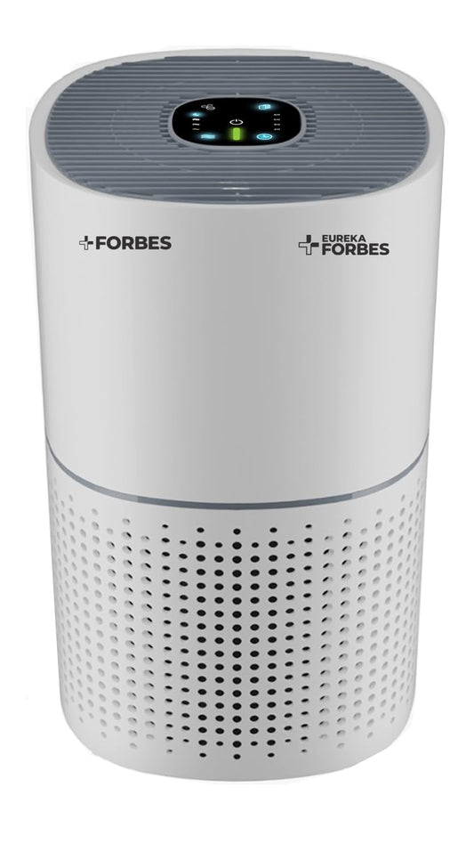 Eureka Forbes 270 Air Purifier for Home |True HEPA H13 Filter & Real-time AQI Indicator |1.5-2 Yrs Filter Life* | Removes 99.97% PM2.5, Dust, Allergens, Bacteria & Pollen | Covers up to 365 Sq.Ft