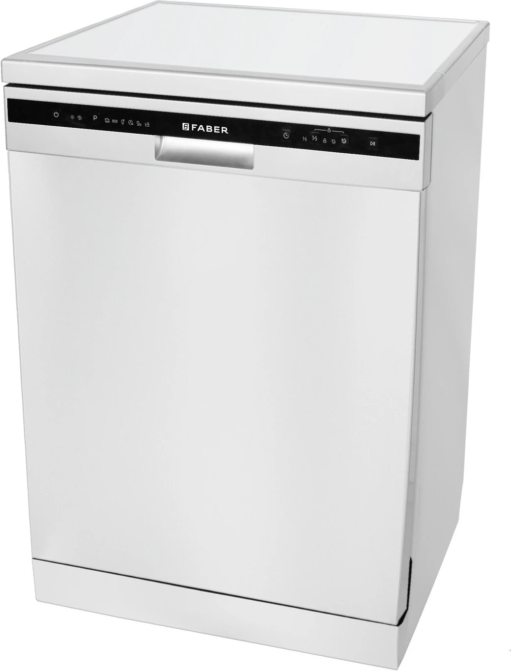 FABER FFSD 6PR 12S Neo White Free Standing 12 Place Settings Intensive Kadhai Cleaning| No Pre-rinse Required Dishwasher OPEN BOX