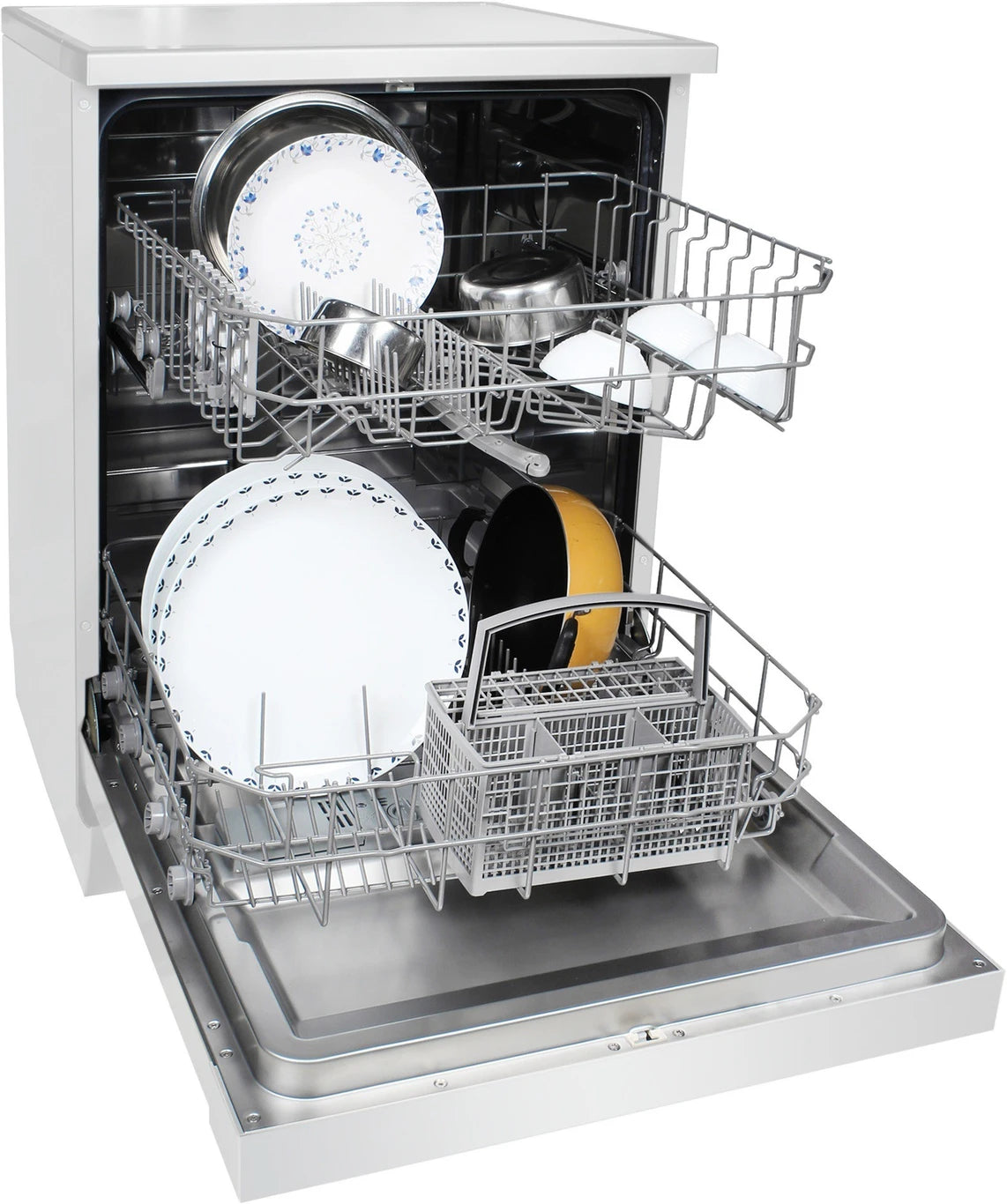 FABER FFSD 6PR 12S Neo White Free Standing 12 Place Settings Intensive Kadhai Cleaning| No Pre-rinse Required Dishwasher OPEN BOX