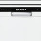 FABER FFSD 6PR 12S Neo White Free Standing 12 Place Settings Intensive Kadhai Cleaning| No Pre-rinse Required Dishwasher OPEN BOX