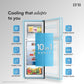 IFB 241L 1 Star 10-in-1 Convertible, Advanced Inverter Frost-Free Double Door Refrigerator with 30 Hrs Cooling Retention, Turbo Freeze & 4 Year Super Warranty (2026, IFBFF-2912 )