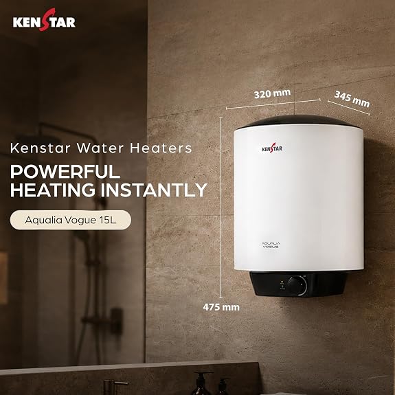 Kenstar 15 L Storage Water Geyser ( Aqualia Vogue Pearl )