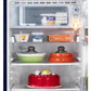 LG 185 L, 5 Star, Smart Inverter Compressor, Direct Cool Single Door Refrigerator (GL-D201ABIU.BBIZEBN, Blue ILAN, Moist N Fresh, Auto Smart Connect & Base Stand Drawer) open box