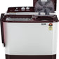 LG Electronics 10.5 kg Semi Automatic Top Load Maroon, White (P105ASRAZ)