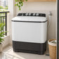 LG 7 kg Semi Automatic Top Load Grey, White (Semi-Automatic Top Load Washing Machine (Dark Gray, Wind Jet Dry))
