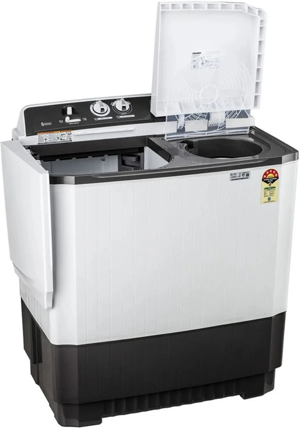 LG 7 kg Semi Automatic Top Load Grey, White (Semi-Automatic Top Load Washing Machine (Dark Gray, Wind Jet Dry))