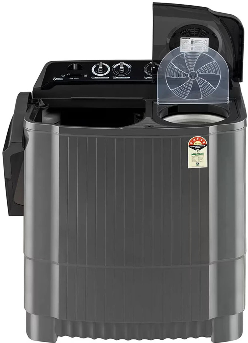 LG 9.5 kg Semi Automatic Top Load Black (P9555SKAZ)
