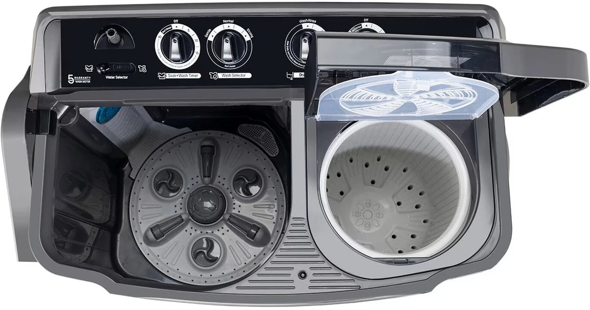 LG 9.5 kg Semi Automatic Top Load Black (P9555SKAZ)