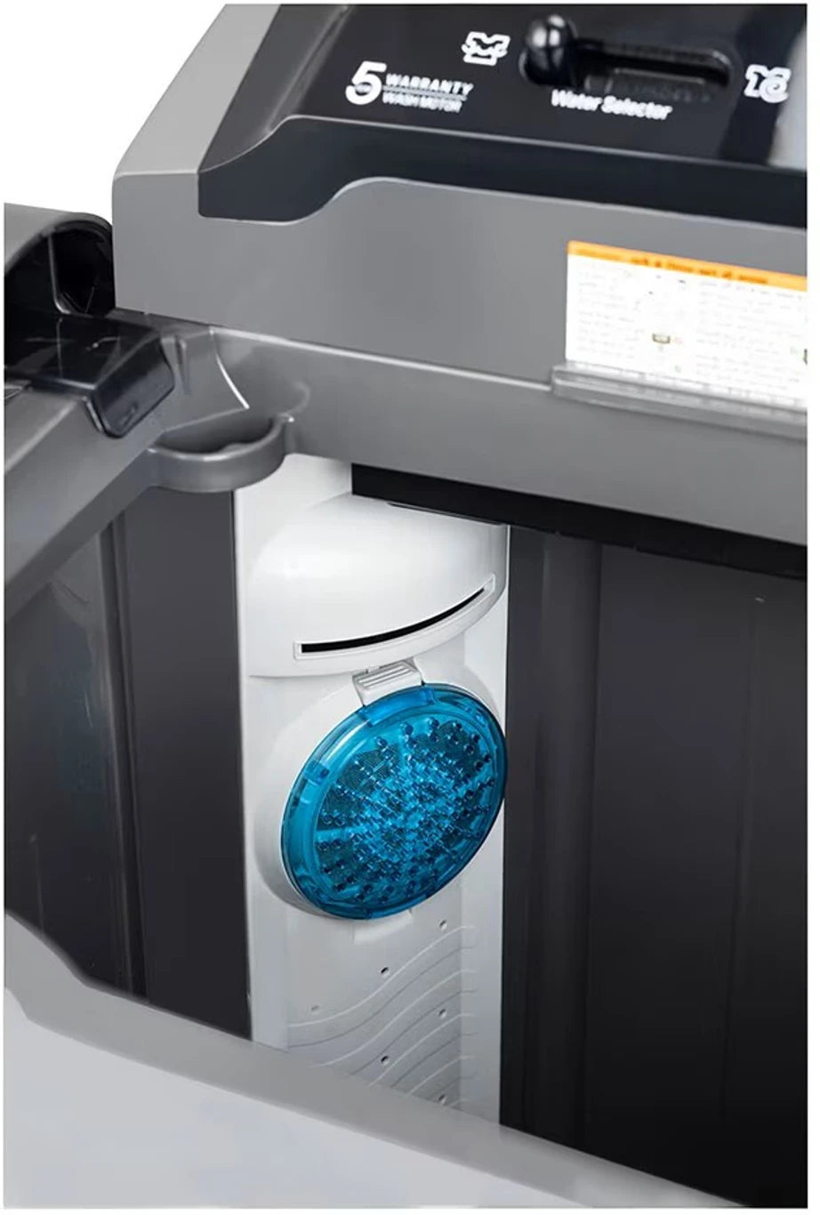 LG 9.5 kg Semi Automatic Top Load Black (P9555SKAZ)
