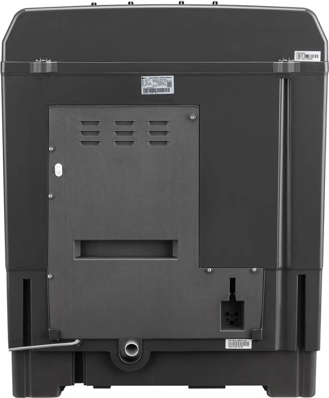 LG 8 kg Semi Automatic Top Load Black (P8015SKAZ)