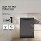 Midea 13 Place Setting Freestanding Dishwasher, 7 Wash Programs, Intensive 70°C, Glass Care Mode (MDWF1801F18 ) IN, ECO & Rapid Wash, Fully Automatic, Suitable for Indian Kitchen) OPEN BOX