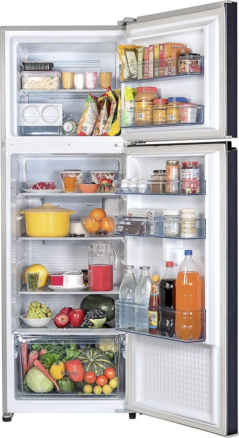 Panasonic 307 L 3 Star Inverter Frost-Free Double-Door Refrigerator (NR-BG311VSS3, Shining Silver, 2018 Model) OPEN BOX