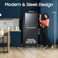 Samsung 236 L, 3 Star, Convertible, Digital Inverter Frost Free Double Door Refrigerator (RT40H28U3FHL, Black