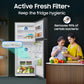 Samsung 330 L, 2 Star, Convertible 5-in-1, Digital Inverter, Frost Free Double Door, WiFi Bespoke AI Refrigerator (RT34HG5A42SLHL, Silver, Ez Clean Steel, 2026 Model) OPEN BOX