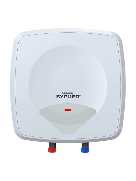 Symphony 25 L Storage Water Geyser 5 Star BEE Energy Rating (Sypher, White) (White)