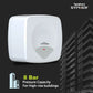 Symphony 15 L Storage Water Geyser 5 Star BEE Energy Rating (Sypher, White) (White)