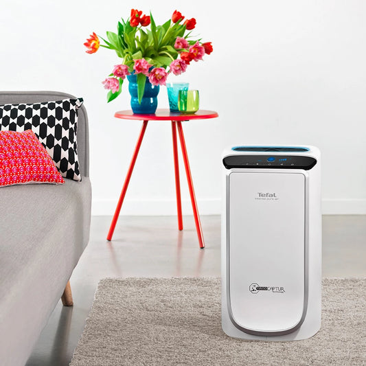 Tefal Intense Pure Air PU6025O1 Portable Room Air Purifier (White)