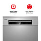 Toshiba 14 Place Settings (DW-14F1IN(S)-2, Silver ( OPEN BOX 2 YEARS BRAND WARRANTY )