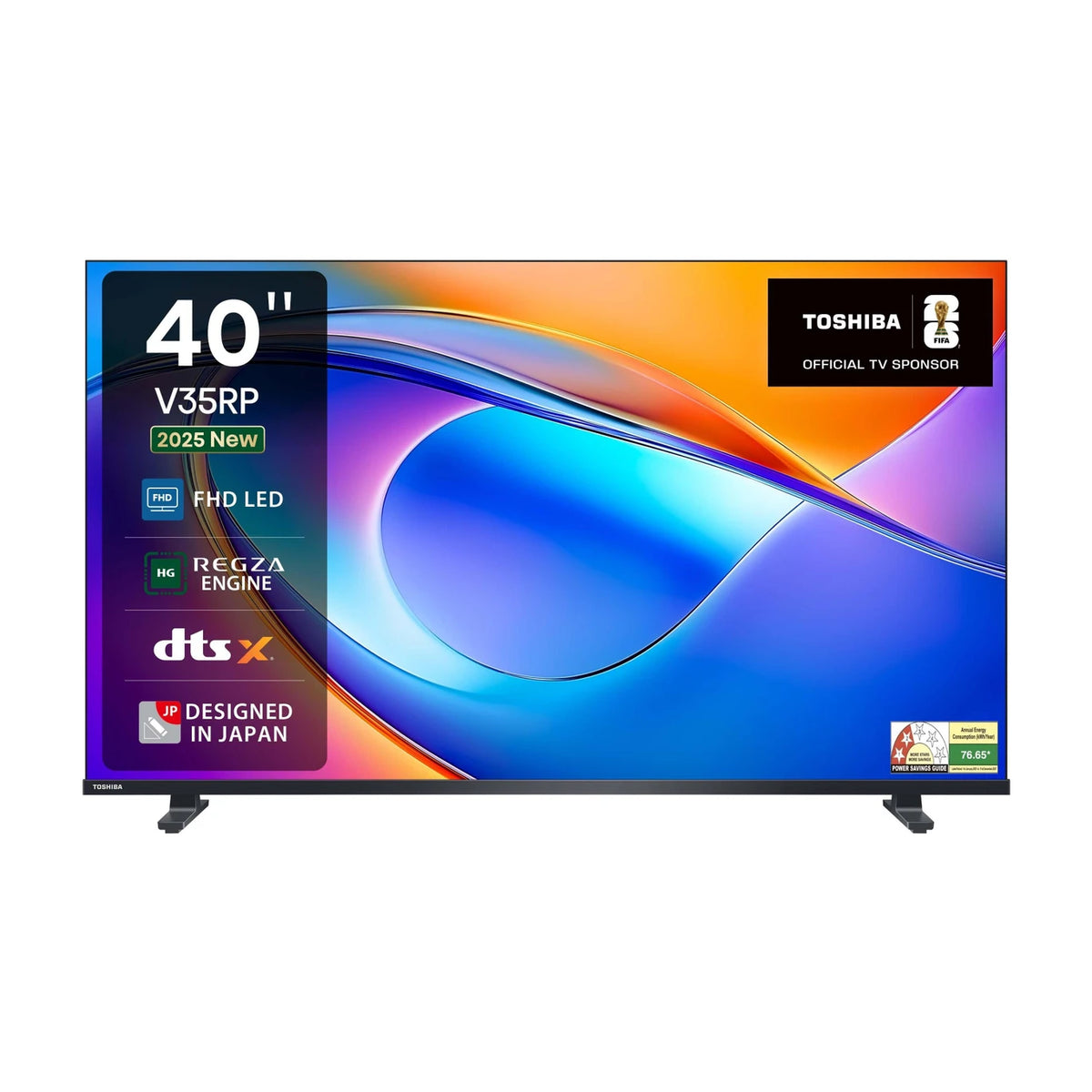 TOSHIBA 40V35RP 100 cm (40 inch) Full HD LED Smart VIDAA TV with Dolby Audio| Dts X| REGZA Engine (40V35RP)