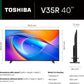 TOSHIBA 40V35RP 100 cm (40 inch) Full HD LED Smart VIDAA TV with Dolby Audio| Dts X| REGZA Engine (40V35RP)