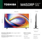Toshiba 139 cm (55 Inches) 4K Ultra HD Smart QLED TV | Dolby Atmos, HDR10+ | 24W Powerful Speakers | Sports Mode | REGZA Engine ZR |4K Upscaling | Voice Control | Vidaa OS | 55M450RP (Black)