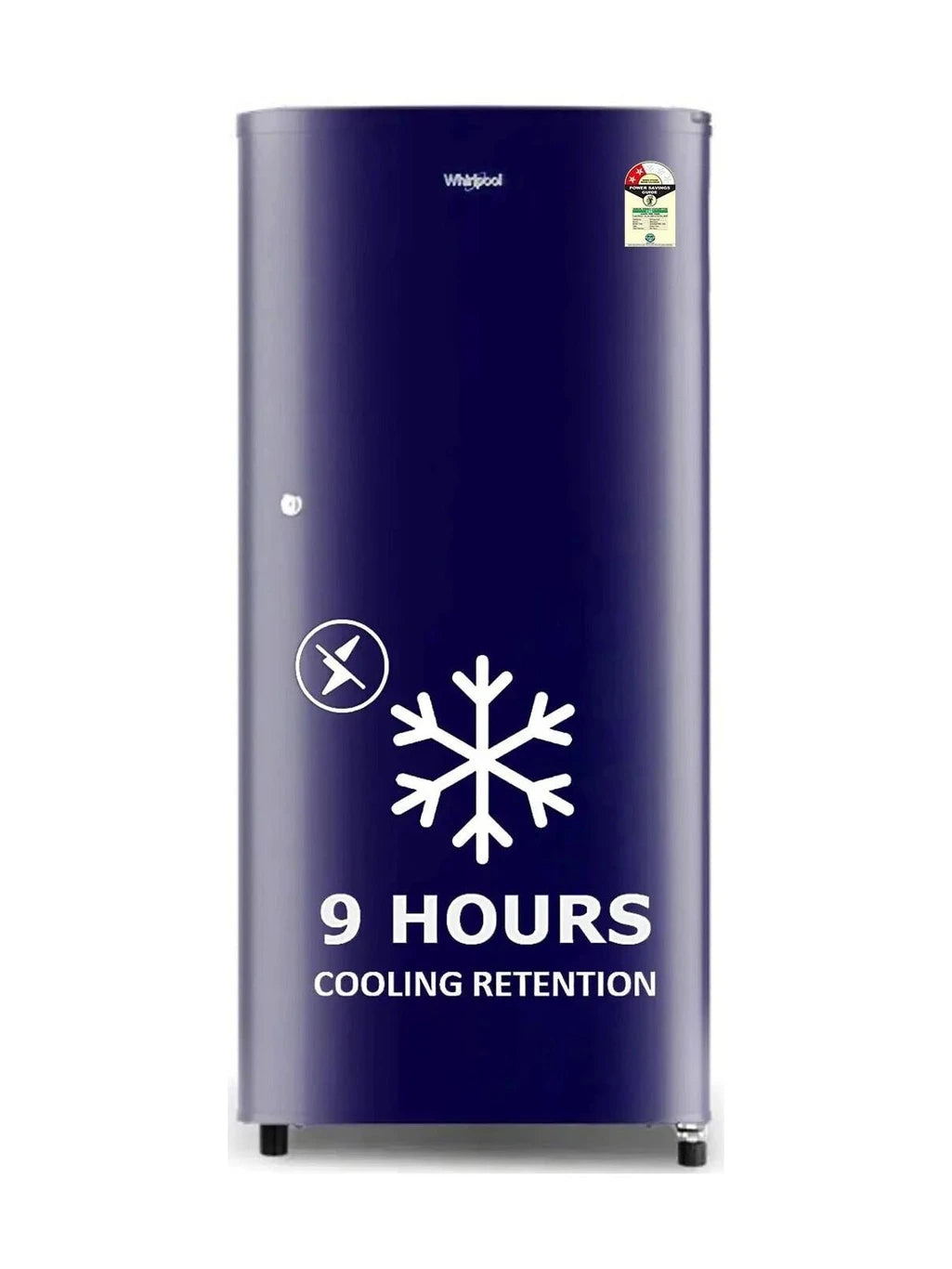 Whirlpool 184 L Direct Cool Single Door 2 Star Refrigerator (Solid Blue / Blue, DAS18433FTWDC/2026