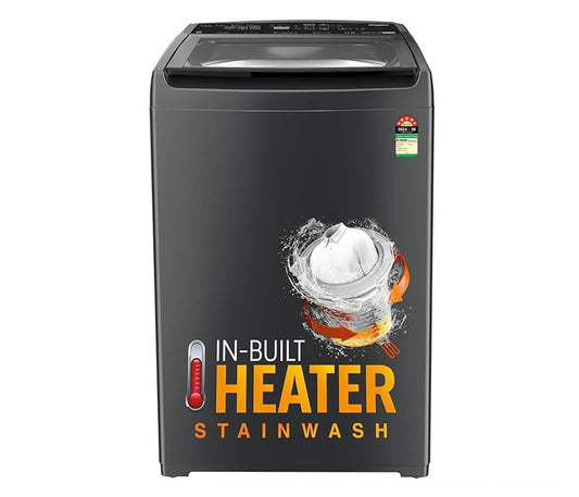 Whirlpool 7.5 Kg 5 Star StainWash Magic Clean PRO Fully Automatic Top Load Washing Machine (MAGIC CLEAN PRO SW 7.5 (H) GREY 10YMW with In-Built Heater