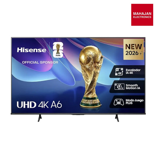 Hisense 43A6S 43 Inch (108 cm) 4K Ultra HD Smart LED TV with Dolby Vision & 24W Sound (Black)