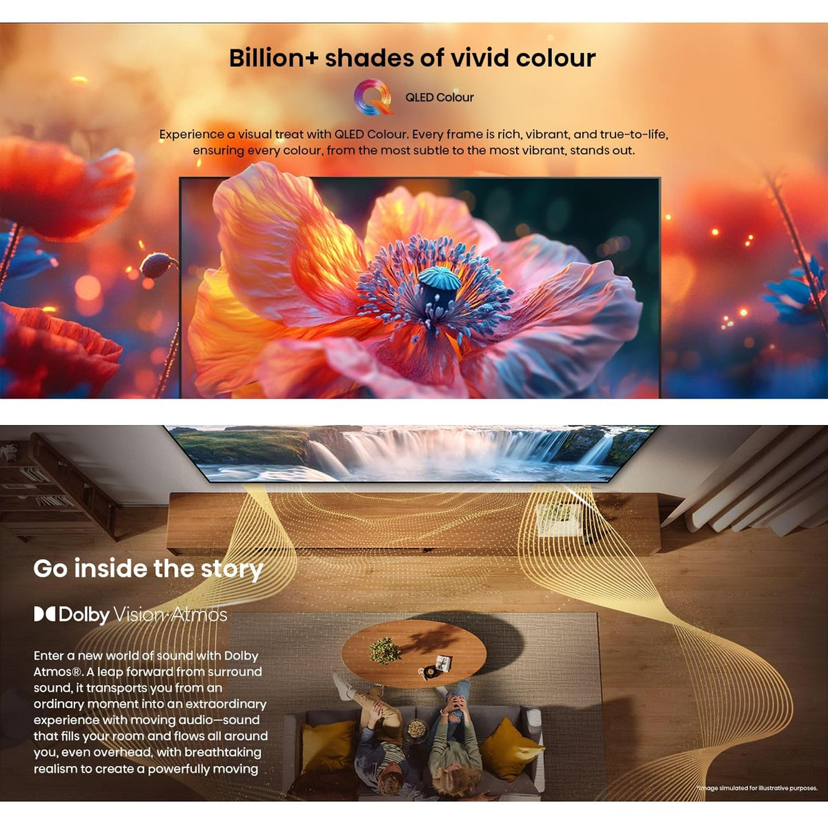 Hisense 75-Inch QLED 4K Smart TV (75Q6Q, 2025) – Vibrant Quantum Dot Color | Dolby Vision & Atmos, HDR10, Game Mode PLUS, VIDAA Smart OS, HDMI, Wi-Fi, Bluetooth