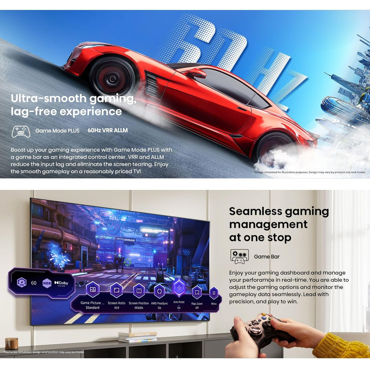 Hisense 75-Inch QLED 4K Smart TV (75Q6Q, 2025) – Vibrant Quantum Dot Color | Dolby Vision & Atmos, HDR10, Game Mode PLUS, VIDAA Smart OS, HDMI, Wi-Fi, Bluetooth