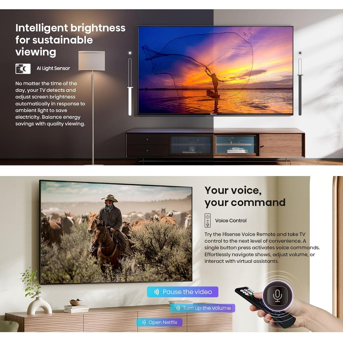 Hisense 75-Inch QLED 4K Smart TV (75Q6Q, 2025) – Vibrant Quantum Dot Color | Dolby Vision & Atmos, HDR10, Game Mode PLUS, VIDAA Smart OS, HDMI, Wi-Fi, Bluetooth