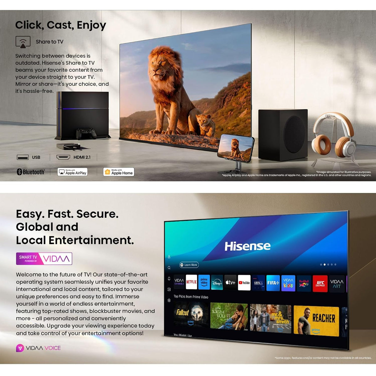 Hisense 75-Inch QLED 4K Smart TV (75Q6Q, 2025) – Vibrant Quantum Dot Color | Dolby Vision & Atmos, HDR10, Game Mode PLUS, VIDAA Smart OS, HDMI, Wi-Fi, Bluetooth