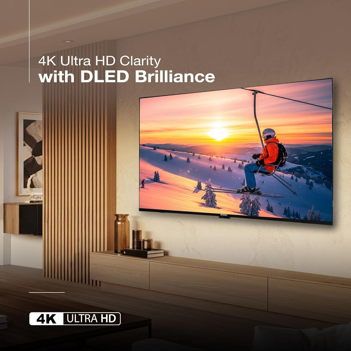 Hisense 215 cm (85 Inch) 4K Ultra HD Smart QLED TV | Quantum Dot Display | Dolby Vision & Dolby Atmos | AI 4K Upscaler | Game Mode Plus | Voice Control | 85Q6S