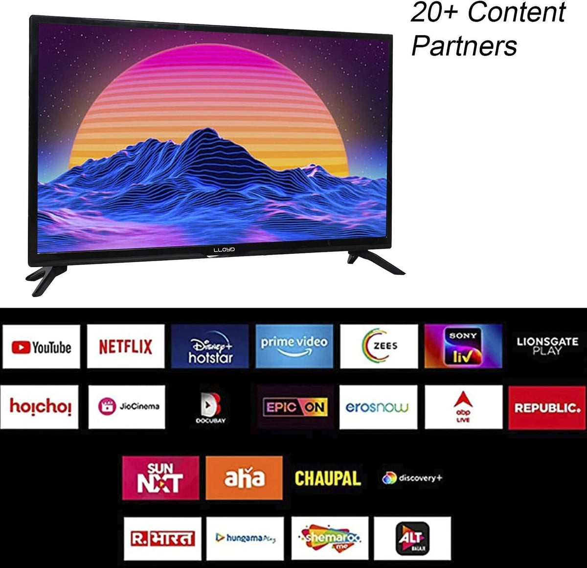Lloyd 80 cm (32 inch) HD Ready LED Smart Linux TV with A+ Grade Panel (32HS410D)