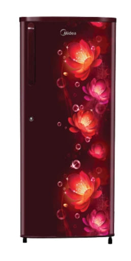 Midea, 170 L, Direct Cool Refrigerator , 1 Star, C Flower, Wine, Handle, MDRD170D1