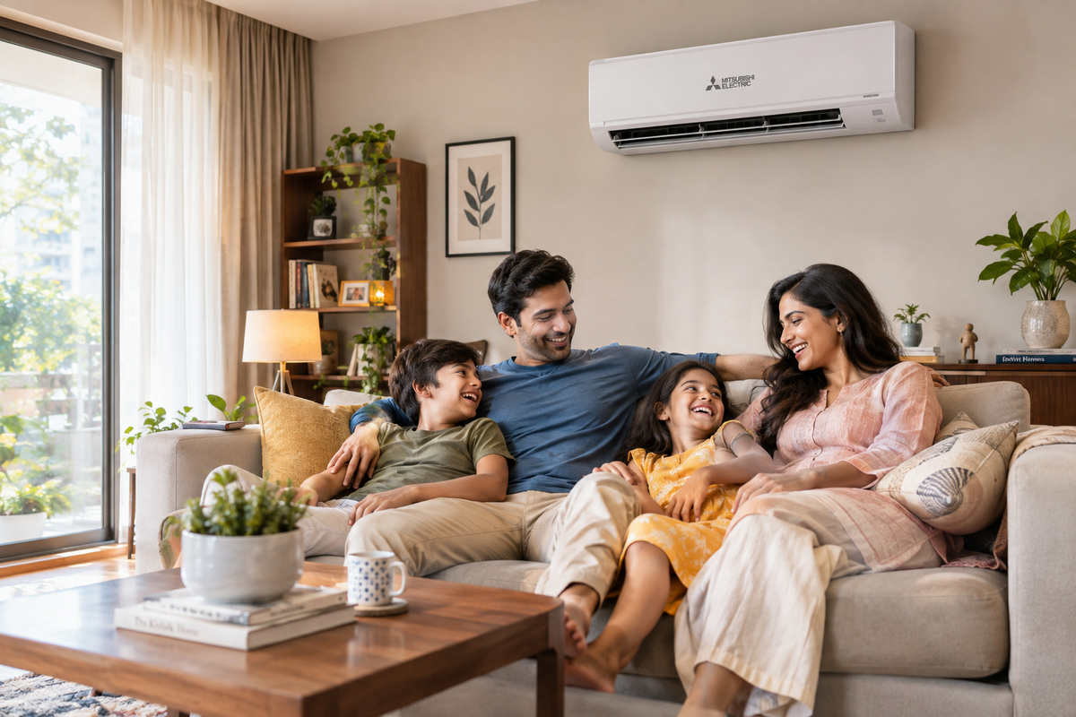 Mitsubishi Electric 1.9 Ton 3 Star Inverter Split AC MSY-AMZ22VF-DAI-KT, White)