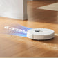 DREAME D10 Plus Gen 2 Robot Vacuum and Self-Emptying with 90-Day Dust Storage, 6,000Pa Suction for Carpets & Pet Hair, LiDAR Smart Navigation, 285-Min Runtime, Multi-Floor Mapping, White