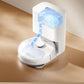 DREAME D10 Plus Gen 2 Robot Vacuum and Self-Emptying with 90-Day Dust Storage, 6,000Pa Suction for Carpets & Pet Hair, LiDAR Smart Navigation, 285-Min Runtime, Multi-Floor Mapping, White