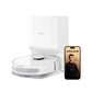 DREAME D10 Plus Gen 2 Robot Vacuum and Self-Emptying with 90-Day Dust Storage, 6,000Pa Suction for Carpets & Pet Hair, LiDAR Smart Navigation, 285-Min Runtime, Multi-Floor Mapping, White