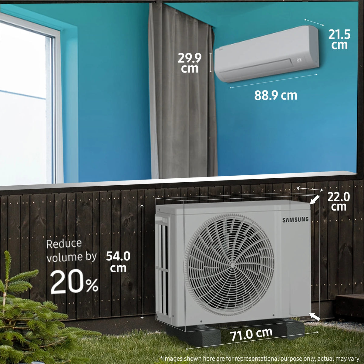 Samsung THAR AR50H19D1XHNNA 1.5 Ton 3 Star AI Inverter Smart Split AC (White)