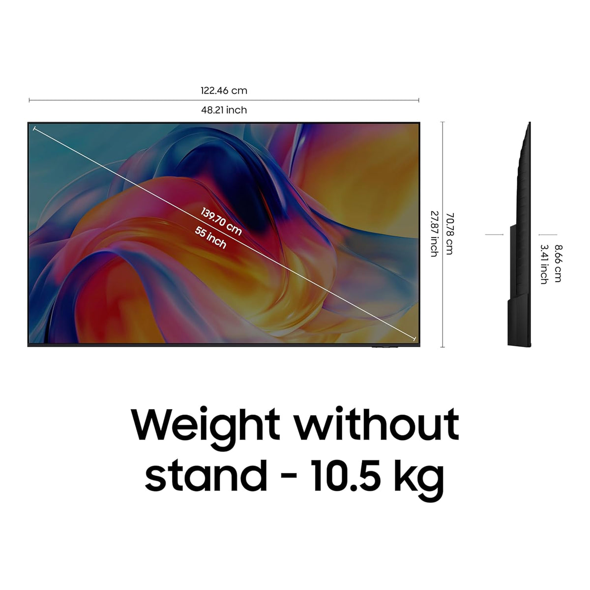 amsung 55 inch (138cm) Mini LED 4K Vision AI 2026 Smart TV | 30W Speakers | 4K Upscaling | Mini-LED HDR | 150+ Channels | 7 Years OS Upgrade | UA55M2EHAULXL